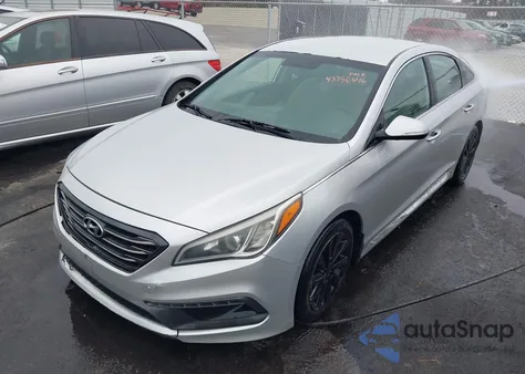 2015 Hyundai Sonata Sport z USA, uszkodzony, nr VIN 5NPE34AF7FH044760
